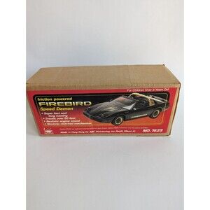 Vintage New Bright Firebird Speed Demon 1628  Friction Powered Car 1986 RARE